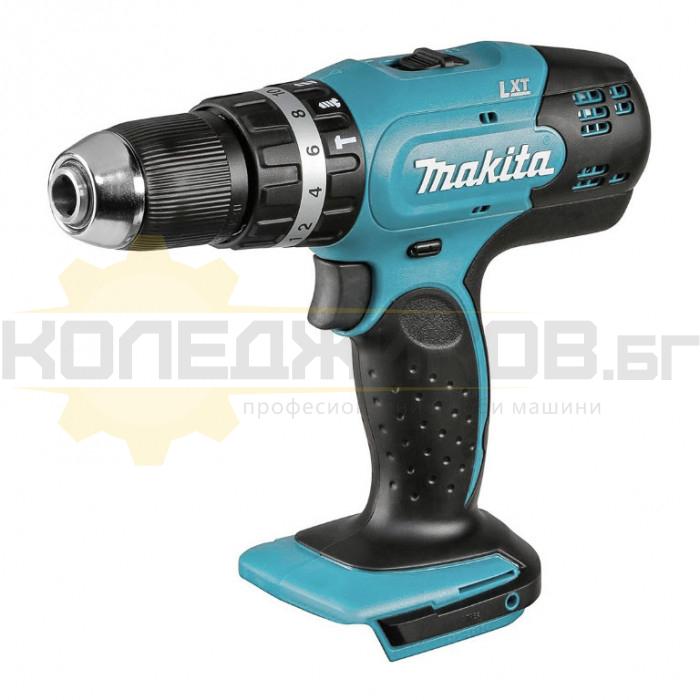 Акумулаторна бормашина / винтоверт - ударна MAKITA DHP453Z Set, 18V, 1.3 Ah, 42 Nm, 1300 об/мин., 19500 уд/мин - 