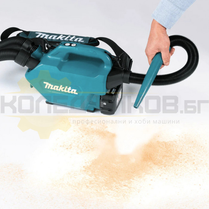 Акумулаторна прахосмукачка MAKITA DCL184Z SOLO, 18V, 38W, 1400 л/мин., 54 mbar, 0.5 л - 