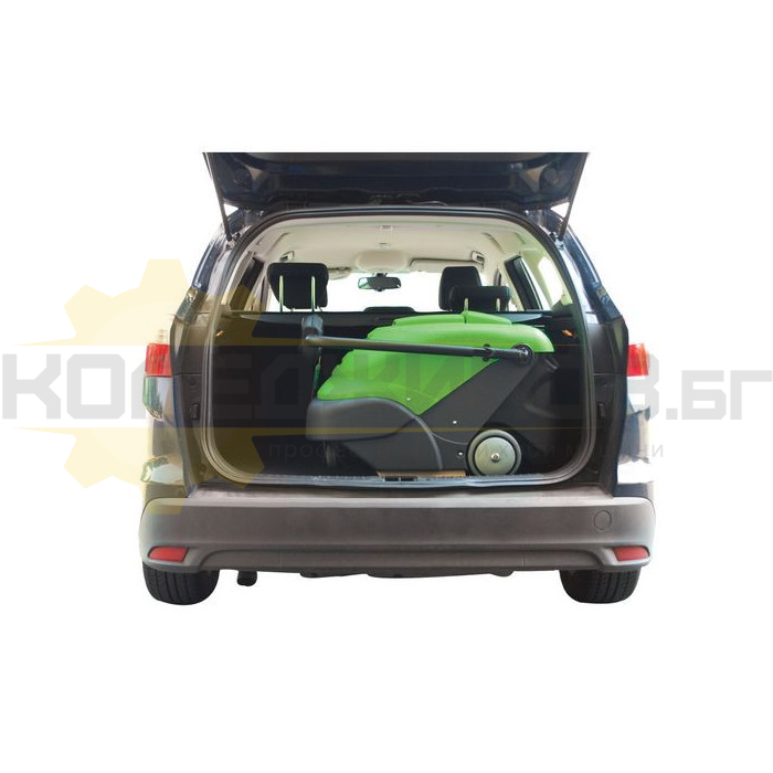 Акумулаторна прахосмукачка/метачна машина CLEANCRAFT KM 825, 12V, 42 Ah, 2600 кв.м/ч, 825 мм, 45 л - 