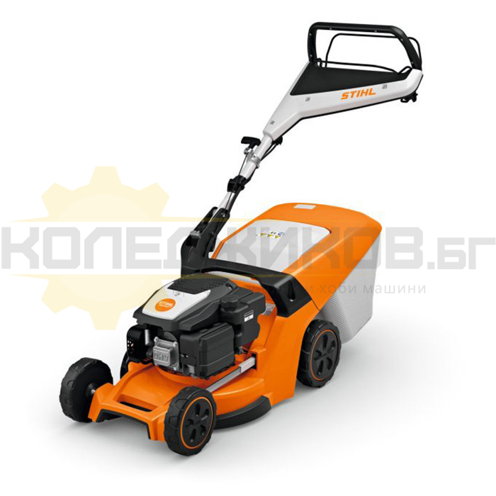 Бензинова косачка за трева - самоходна STIHL RM 443.3 T, 139 куб.см., 2.8 к.с., 52 л., 41 см - 