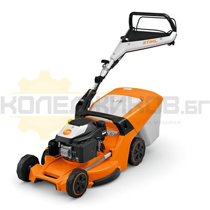 Бензинова косачка за трева - самоходна STIHL RM 453.3 V, 166 куб.см., 3.5 к.с., 55 л., 51 см - 