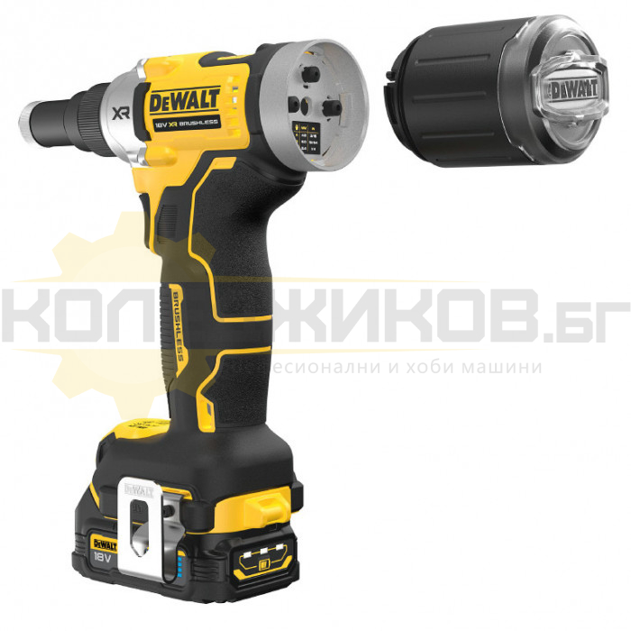 Акумулаторна нитачка DeWALT DCF414E2GT-QW Set, 18V, 2x2 Ah 20000 N - 