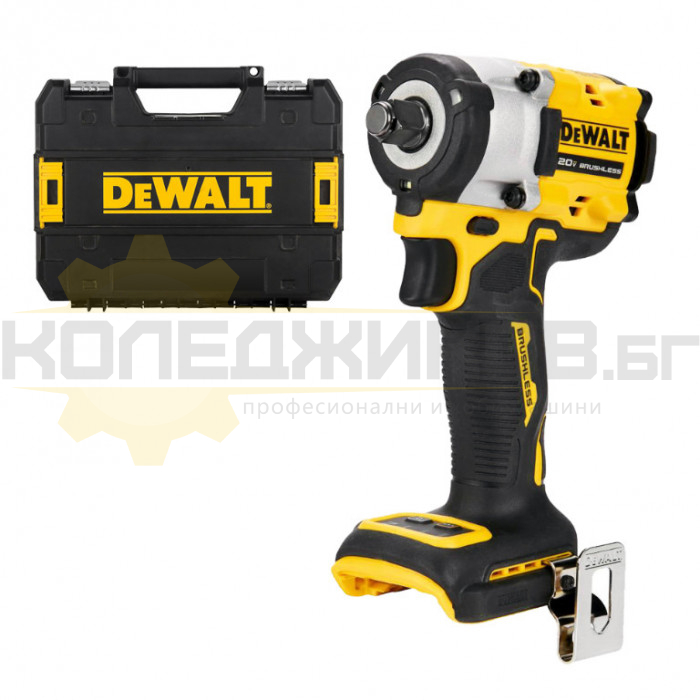 Акумулаторен ударен гайковерт DeWALT DCF921NT-XJ SOLO, 18V, 610 Nm, 2500 об/мин., 3550 уд/мин - 