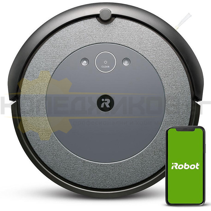 Прахосмукачка робот iROBOT Roomba i5+ CLEAN BASE, 75 мин., 1.8 Ah - 