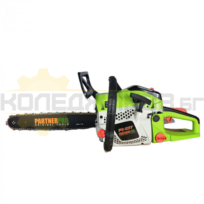 Бензинова резачка за дърва PARTNERPRO PS-52T, 38 см., 4800W, 52 куб.см - 