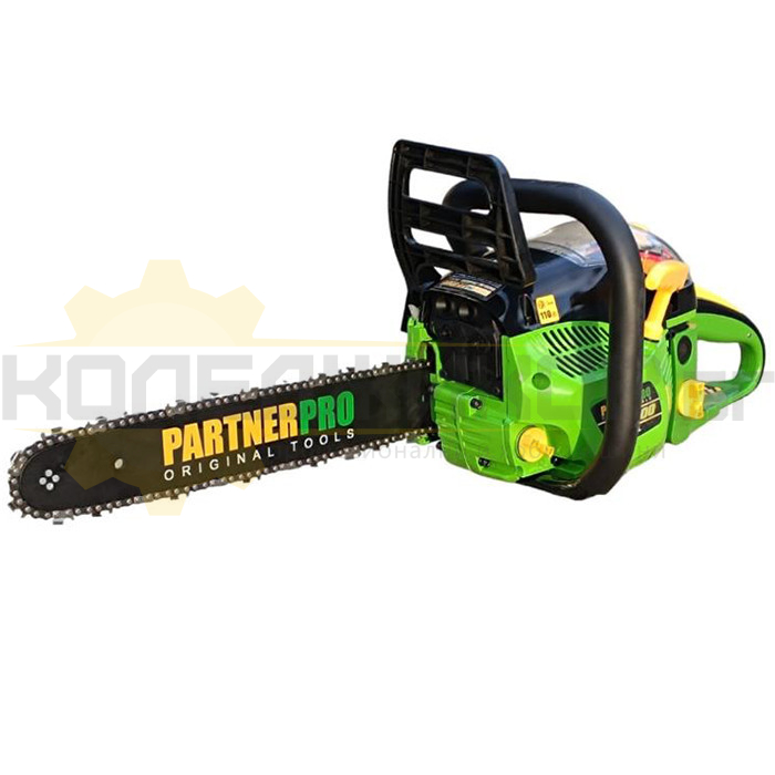 Бензинова резачка за дърва PARTNERPRO PT-5000, 38 см., 2900W/3.1 к.с., 58 куб.см - 