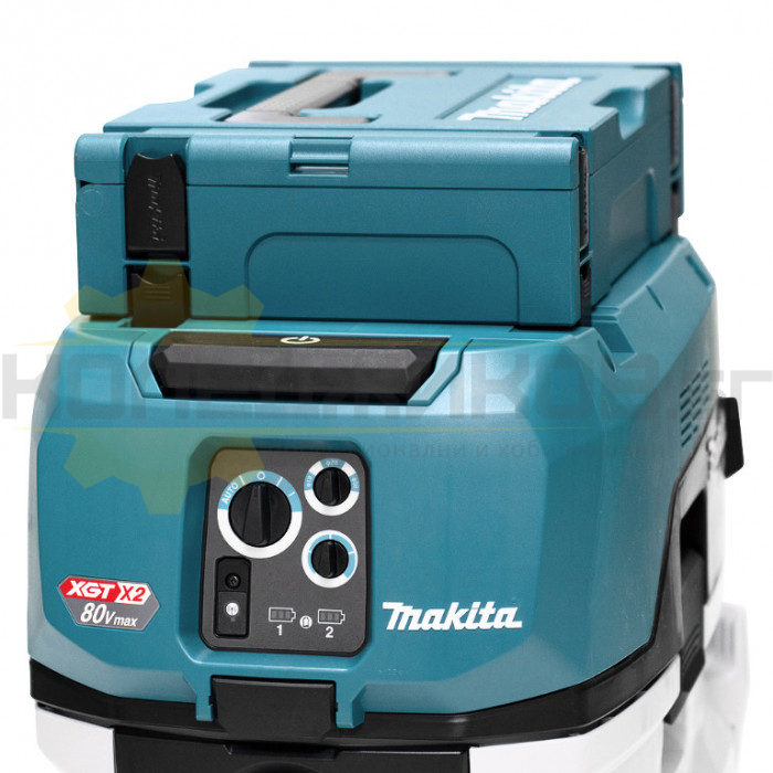 Акумулаторна прахосмукачка MAKITA VC006GMZ01 SOLO, 40+40V, 3700 л/мин., 180 mbar, 40 л - 