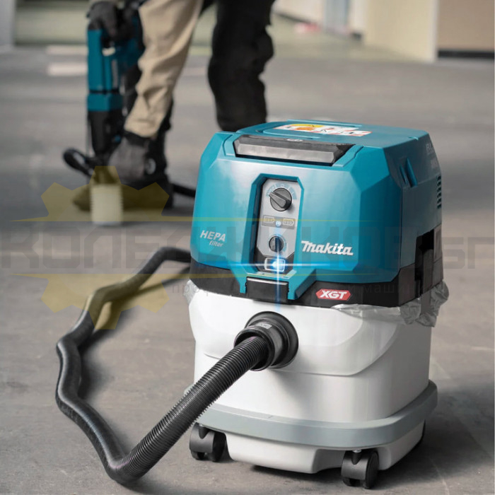 Акумулаторна прахосмукачка MAKITA VC004GLZ01 SOLO, 40+40V, 3200 л/мин., 230 mbar, 8 л - 