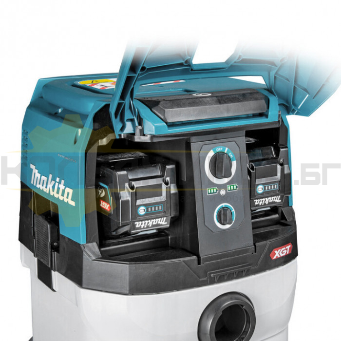 Акумулаторна прахосмукачка MAKITA VC005GLZ SOLO, 40V, 2800 л/мин., 230 mbar, 8 л - 