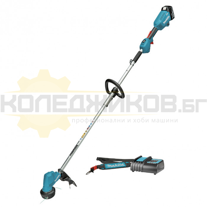 Акумулаторен тример MAKITA DUR192LST Set, 18V, 5 Ah, 6000 об/мин., 30 см - 