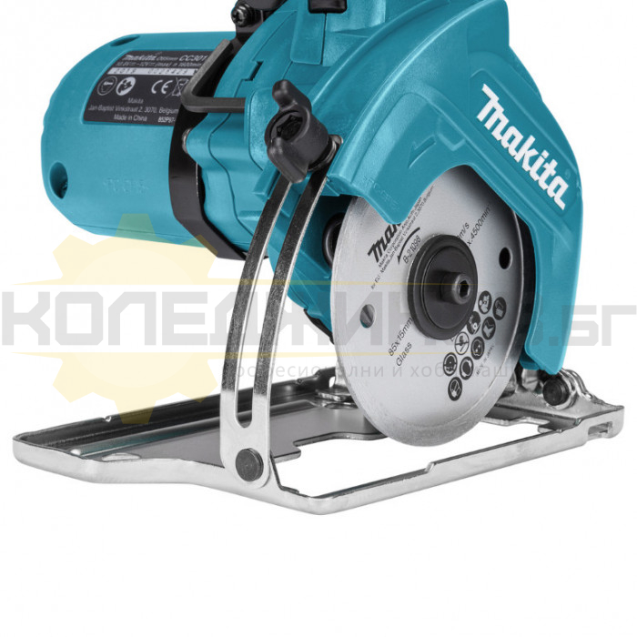 Акумулаторен ръчен циркуляр за керамика и стъкло MAKITA CC301DZ SOLO, 12V, 1600 об/мин., 85 мм - 