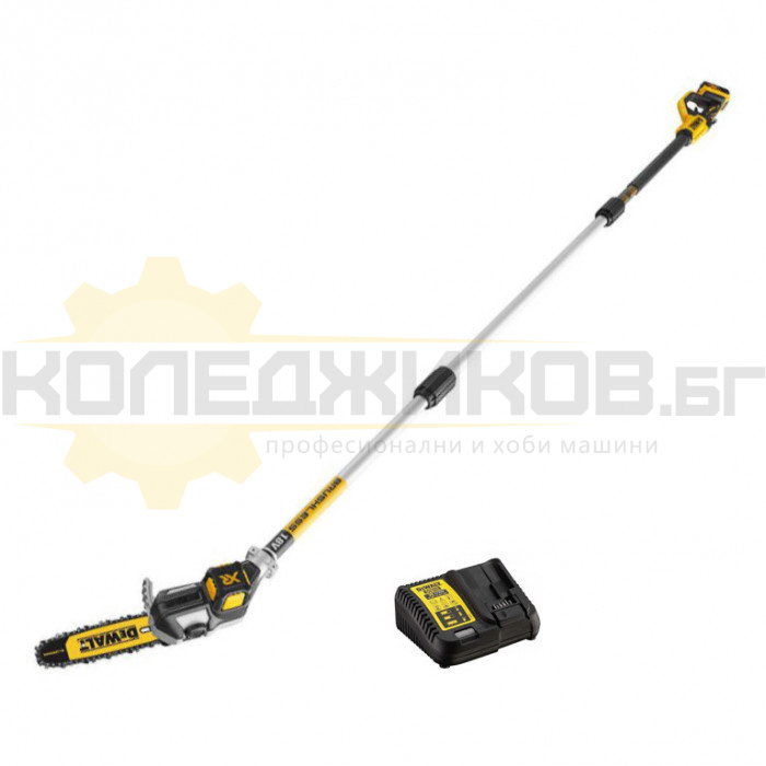 Акумулаторна кастрачка за клони DeWALT DCMPS567P1-QW Set, 18V, 5 Ah, 20 см - 