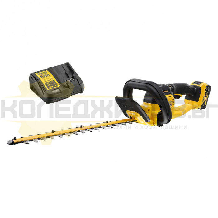 Акумулаторен храсторез DeWALT DCMHT563P1-QW Set, 18V, 5 Ah, 55 см., 1400 об/мин - 