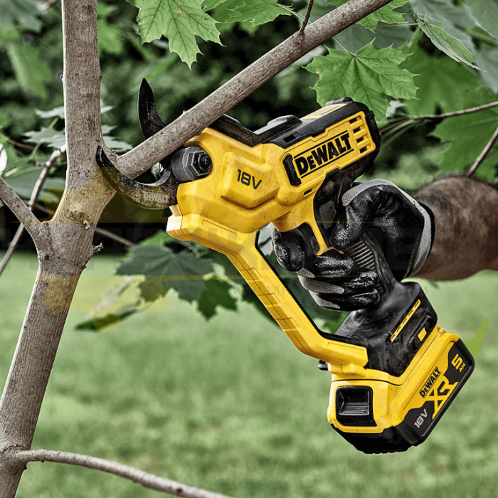 Акумулаторна лозарска ножица за клони и храсти DeWALT DCMPP568N-XJ SOLO, 18V, 38 мм - 