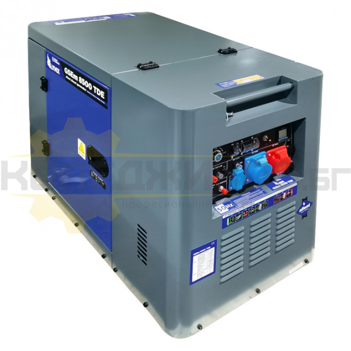 Дизелов трифазен/монофазен генератор за ток REM Power GSEm 8500 TDE, 230V-7kW / 400V-7.5kW, AVR - 