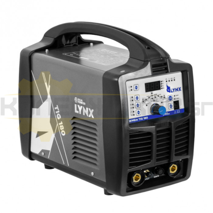 Инверторен електрожен TIG, MMA REM Power WMEm TIG 180 Lynx, 7.7kW, 10-180 А - 