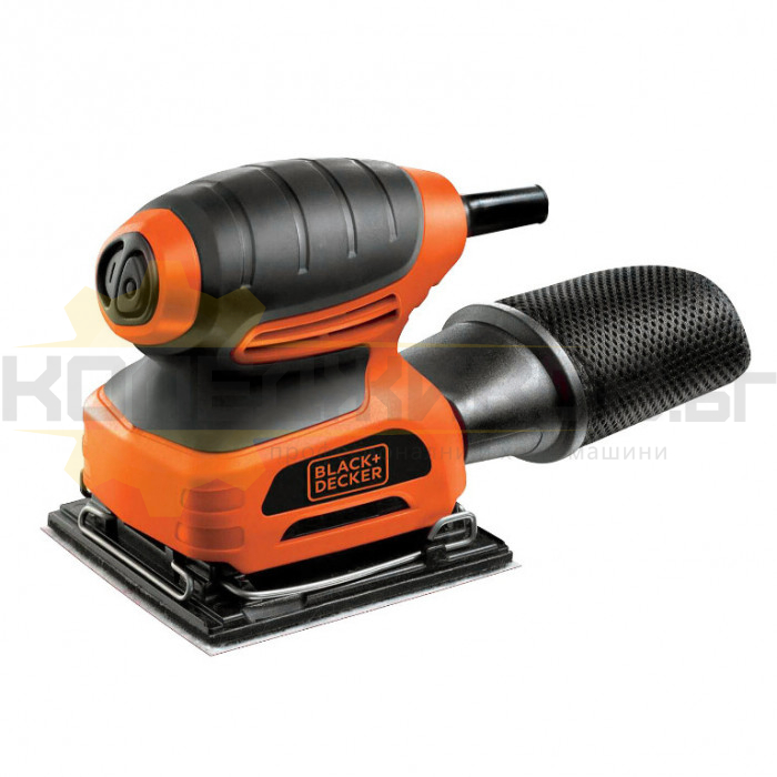 Електрически виброшлайф BLACK+DECKER KA400, 230W, 32000 хода/мин., 113.5х109 мм - 