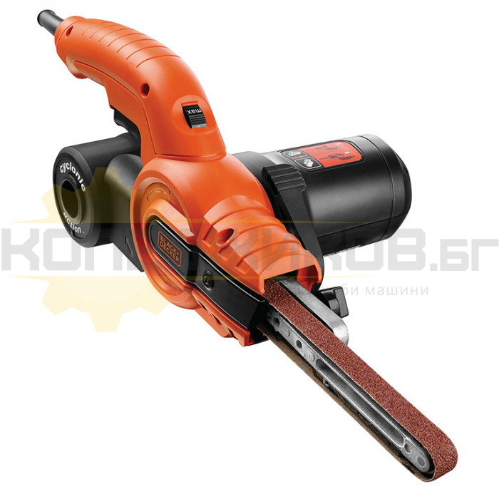 Лентов шлайф за метал BLACK+DECKER KA900E-QS, 350W, 900-1600 м/мин., 455х13 мм - 