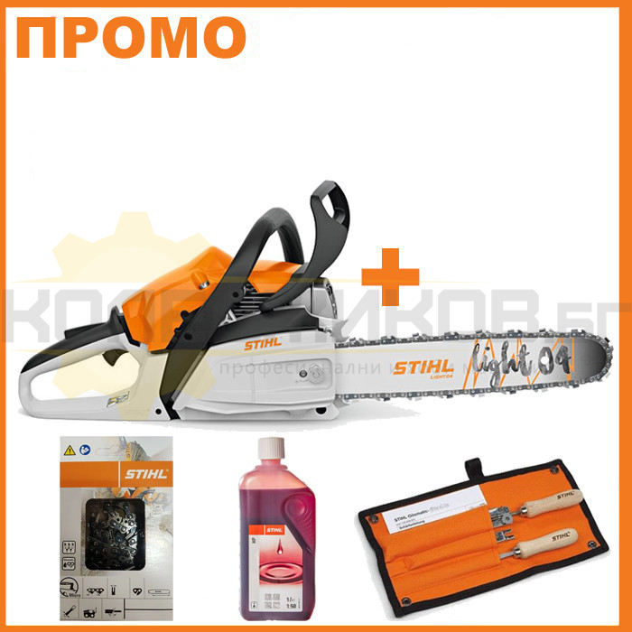 Бензинова резачка за дърва STIHL MS 182, 35 см, 2.2 к.с., 4.6 кг - ПРОМО - 