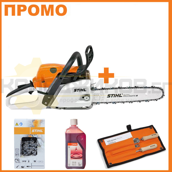 Бензинова резачка за дърва STIHL MS 241 C-M, 40 см, 3.1 к.с., 4.5 кг - ПРОМО - 