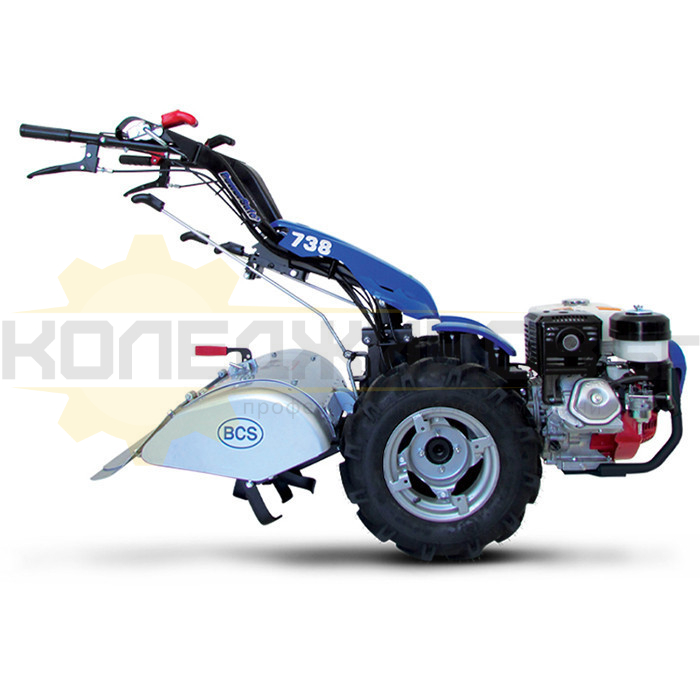 Мотоблок BCS 738 POWERSAFE REVERSIBLE / E Start - Honda GX270, 270 куб.см., 8.6 к.с., 66 см - 