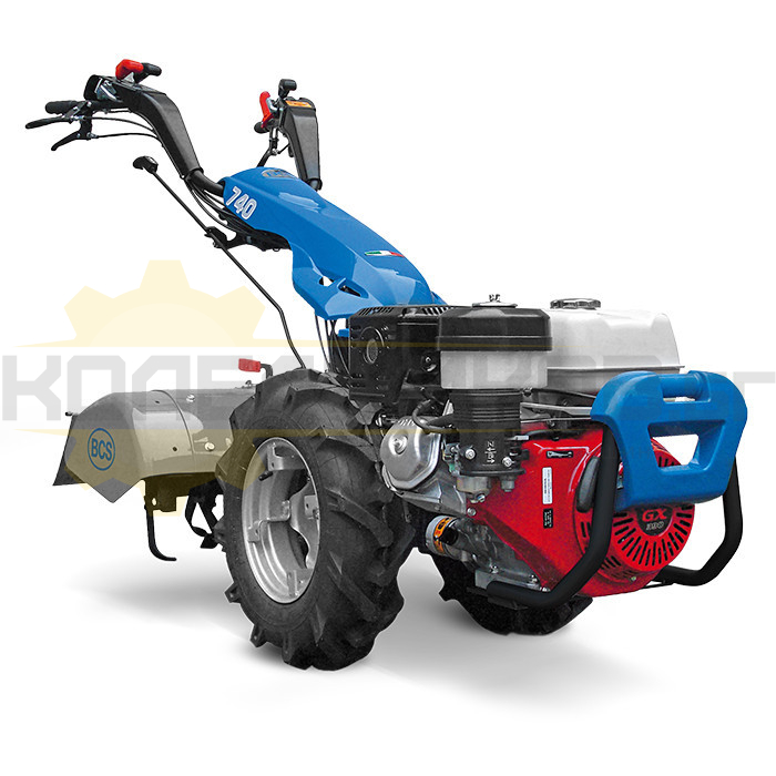 Мотоблок BCS 740 POWERSAFE REVERSIBLE - Honda GX390, 389 куб.см., 11.7 к.с., 80 см - 