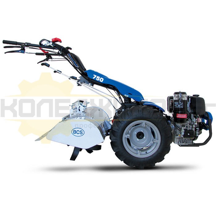 Мотоблок BCS 750 POWERSAFE REVERSIBLE / E Start - Honda GX390, 389 куб.см., 11.7 к.с., 80 см - 