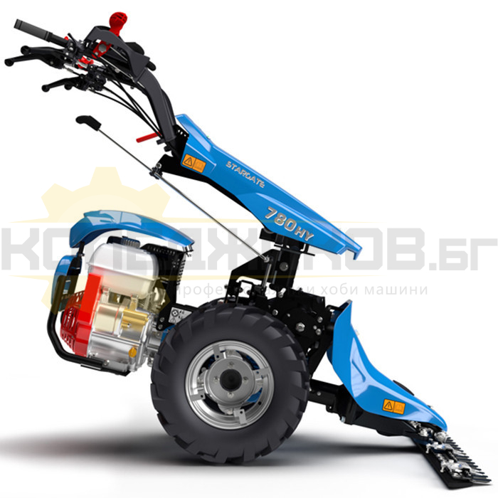 Мотоблок BCS 780 HY StarGate - Honda GX390, 389 куб.см., 11.7 к.с., 80 см - 