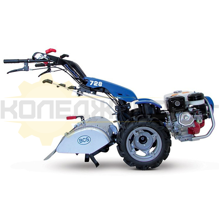 Мотоблок BCS 728 POWERSAFE REVERSIBLE - Honda GX200, 196 куб.см., 5.5 к.с., 66 см - 