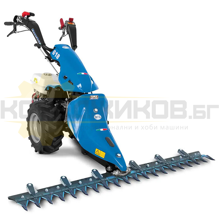 Палцова косачка за трева BCS 618 PowerSafe - Honda GX270, 270 куб.см., 8.6 к.с., 135 см - 