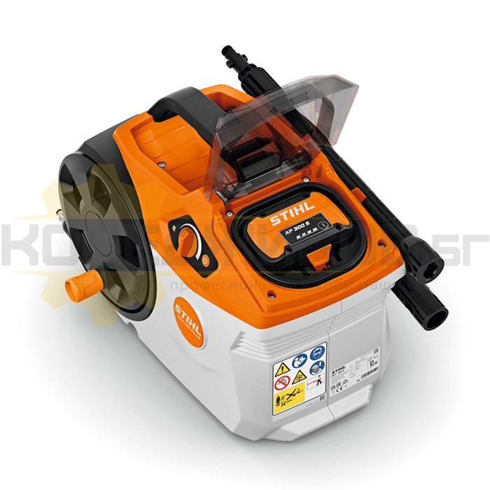 Акумулаторна водоструйка STIHL REA 100.0 PLUS SOLO, 36V, 300 л/час, 150 bar - 