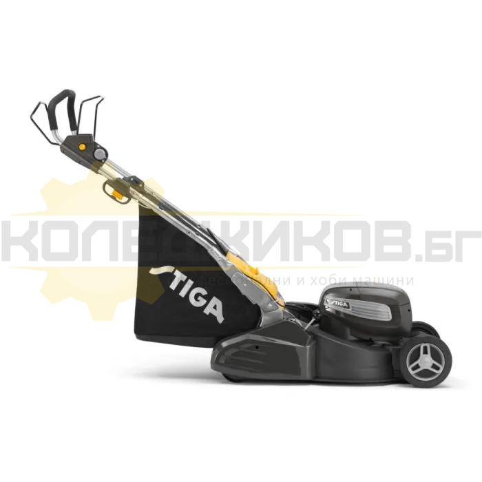 Акумулаторна косачка за трева - самоходна STIGA Twinclip 950e VR Kit, 48V, 2200W, 2x7.5 Ah, 48 см., 80 л - 