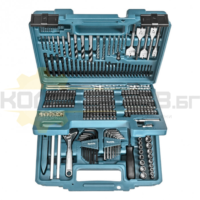 Комплект инструменти гедоре 256 части MAKITA E-11689, 1/4" - 