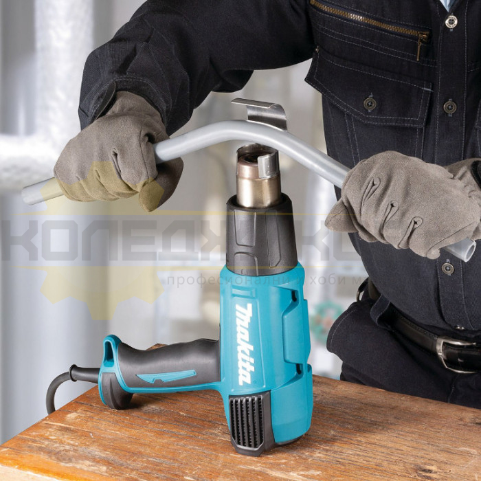 Пистолет за горещ въздух MAKITA HG6531CK, 2000W, 200-550 л/мин., 650 °C - 