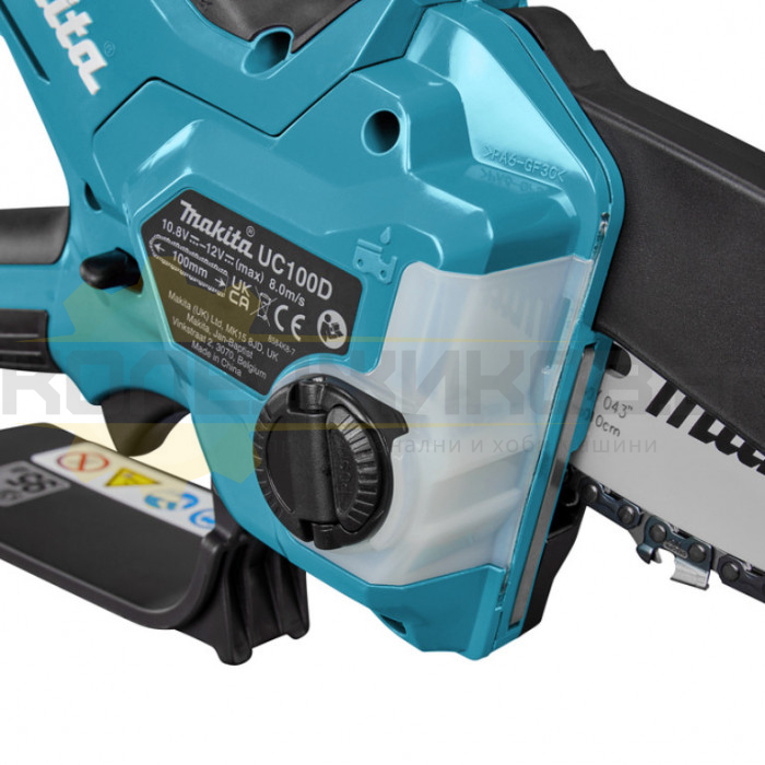 Акумулаторна резачка за клони и дърва MAKITA UC100DZ SOLO, 12V, 8 м/сек., 10 см - 