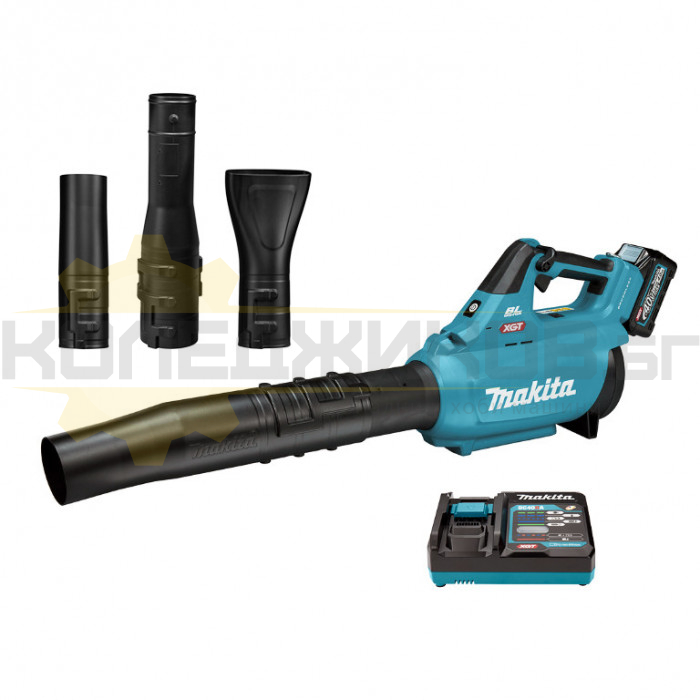 Акумулаторна духалка за листа MAKITA UB001GM101 Set, 40V, 4 Ah, 64 м/сек - 