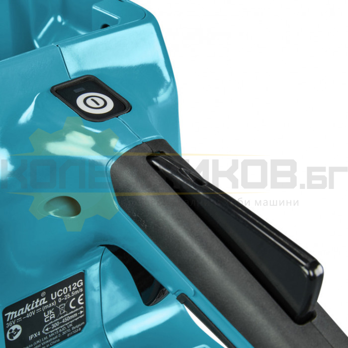 Акумулаторна резачка за дърва MAKITA UC012GZ SOLO, 40V, 40 см., 25.5 м/сек - 