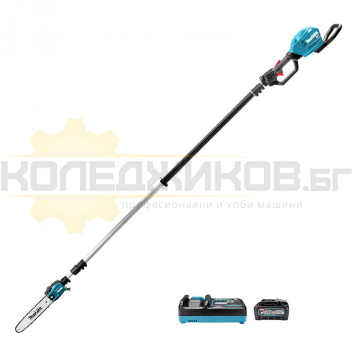 Акумулаторна кастрачка за клони MAKITA UA004GM101 Set, 40V, 4 Ah, 30 см - 