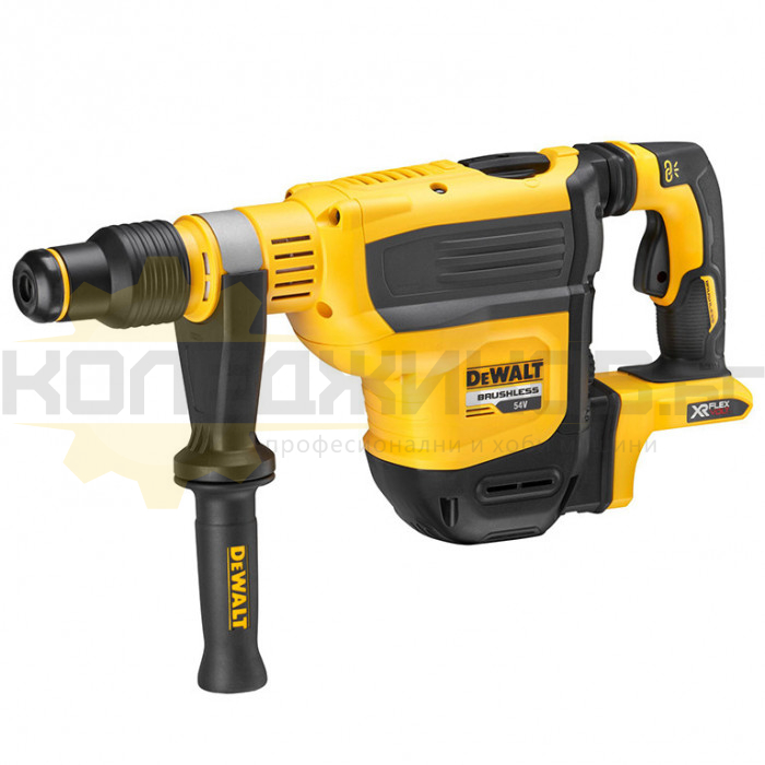 Акумулаторен перфоратор DEWALT DCH614X2-QW SDS-Max Set, 54/18V, 2x3/9 Ah, 10.5 J, 2900 уд/мин., 380 об/мин - 