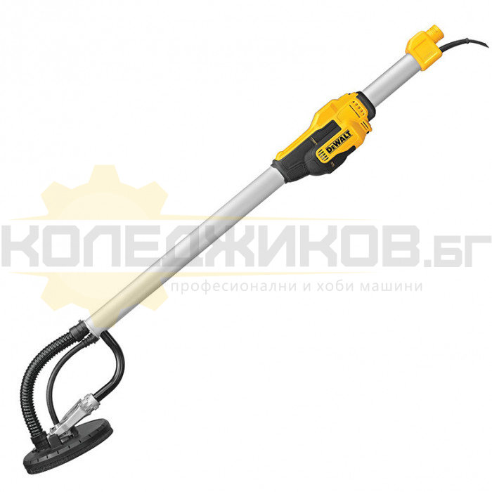 Шлайф машина за стени и тавани DeWALT DWE7800-QS, 450W, 225 мм., 1200-2400 об/мин - 