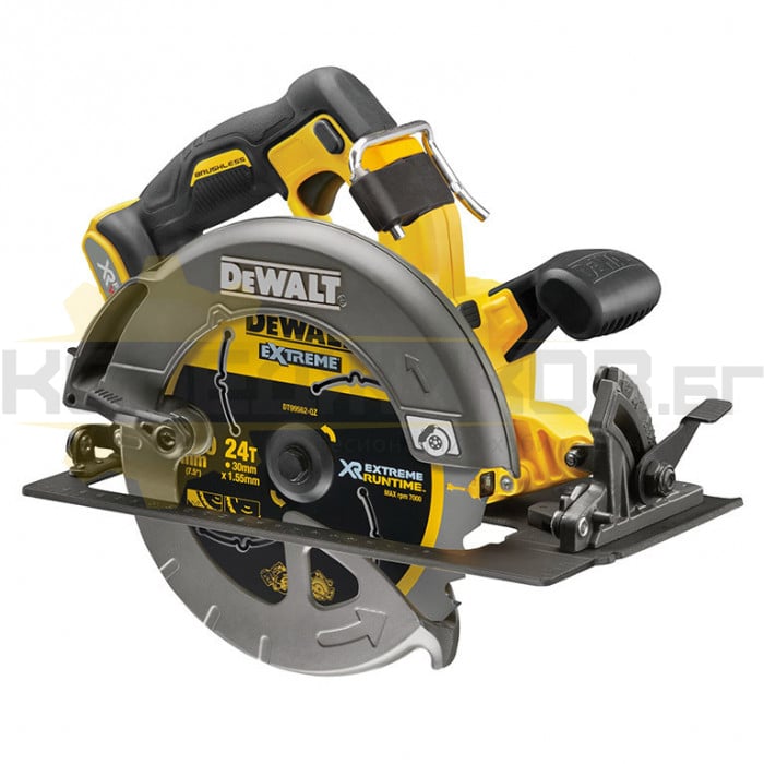 Акумулаторен ръчен циркуляр DeWALT DCS578N-XJ SOLO, 54V, 190 мм., 5800 об/мин - 