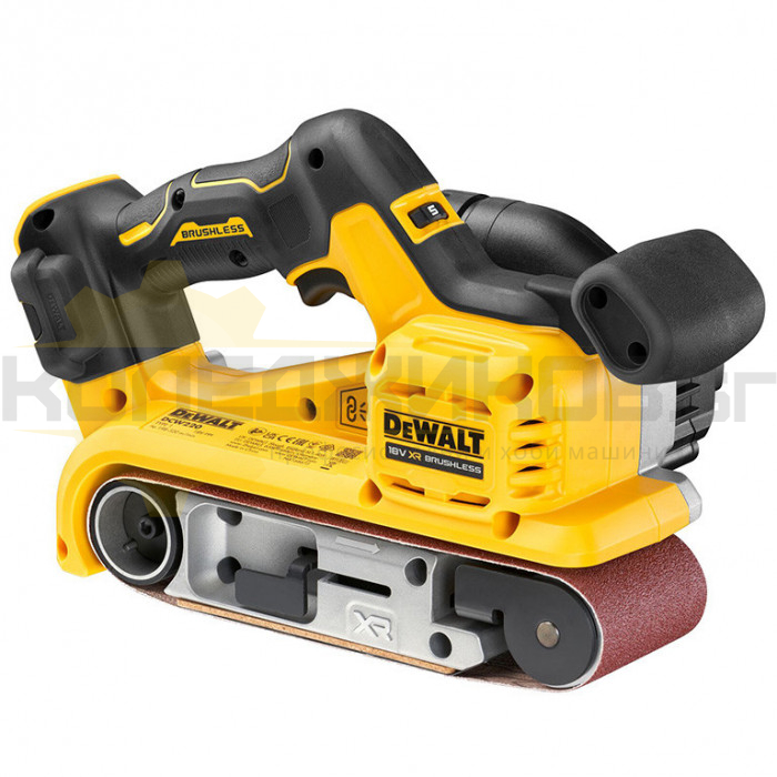 Акумулаторен лентов шлайф DeWALT DCW220NT-XJ SOLO, 18V, 198-320 м/мин., 533x75 мм - 