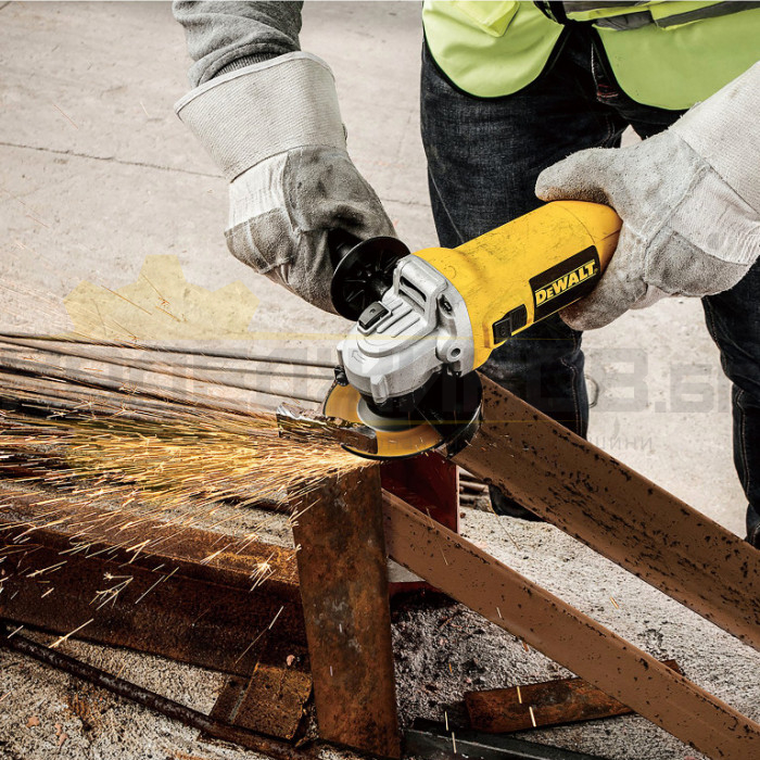 Електрически ъглошлайф DeWALT DWE4117-QS, 950W, 125 мм., 12000 об/мин - 