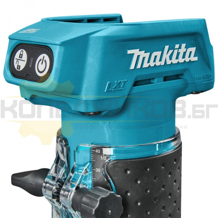 Акумулаторна оберфреза MAKITA DRT52Z SOLO, 18V, 30000 об/мин., ф 6 мм - 