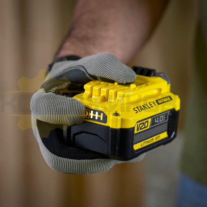 Акумулаторна батерия и зарядно устройство STANLEY FATMAX® V20 SFMCB14M1-QW, 18V, 4 Ah - 