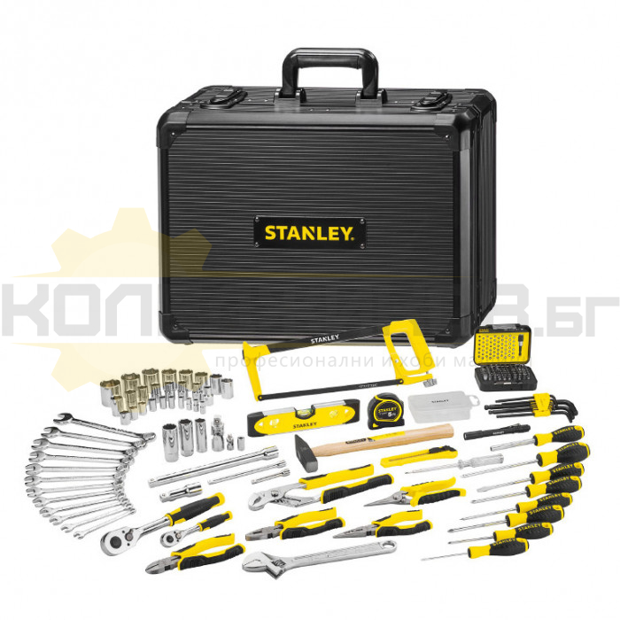 Комплект инструменти гедоре 142 части STANLEY STMT98109-1, 1/2" и 1/4" - 