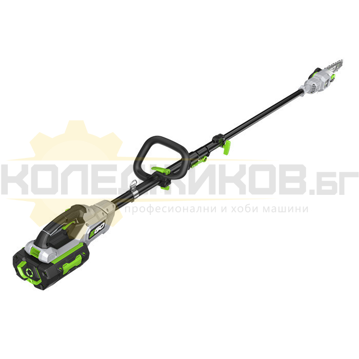 Акумулаторна кастрачка за клони EGO Power+ PS1003E Set, 56V, 4 Ah, 20 м/сек., 25 см - 