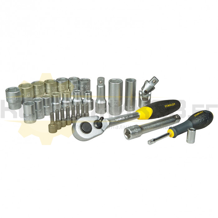 Комплект инструменти гедоре 30 части STANLEY STHT0-73929, 1/2" - 