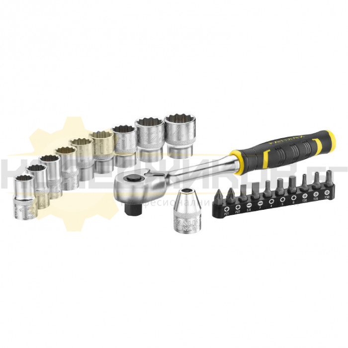 Комплект инструменти гедоре 22 части STANLEY FMMT82679-0, 1/4" - 