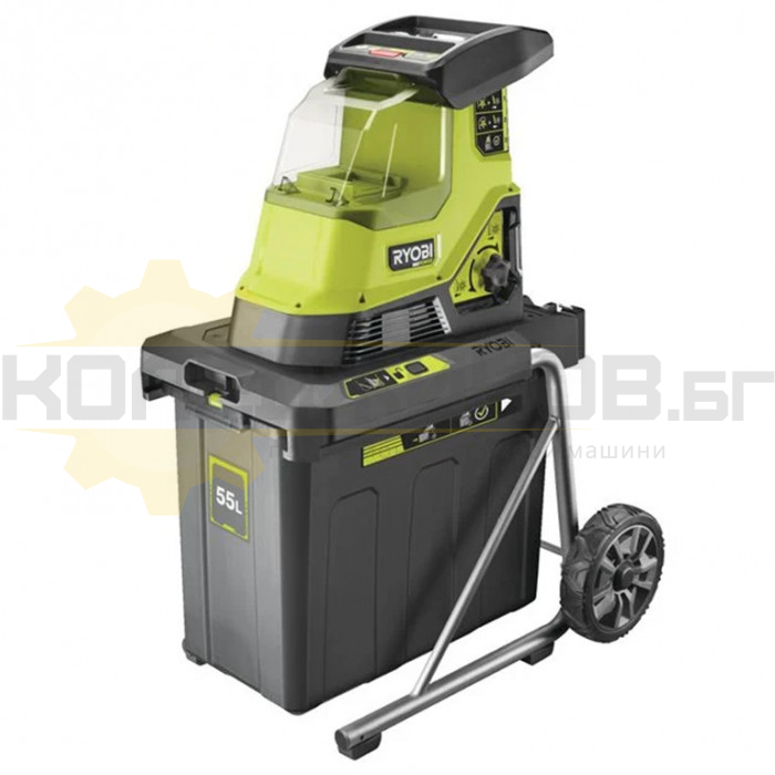 Акумулаторна дробилка за клони RYOBI RY36SHX40-0 SOLO, 36V, 40 мм, 55 л - 